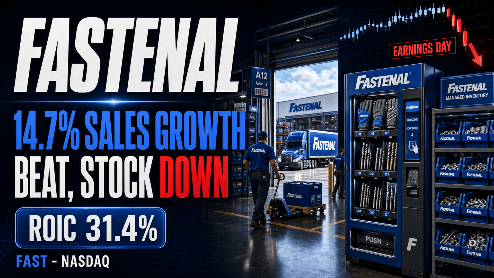Fastenal: A Double-Digit Comeback the Market Sold (FAST Q2 2026)