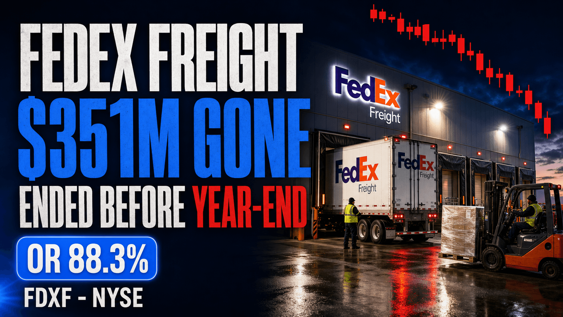 FedEx Freight (FDXF) FY2026 10-K: Operating Income -62%, and the $351M Line That Vanished