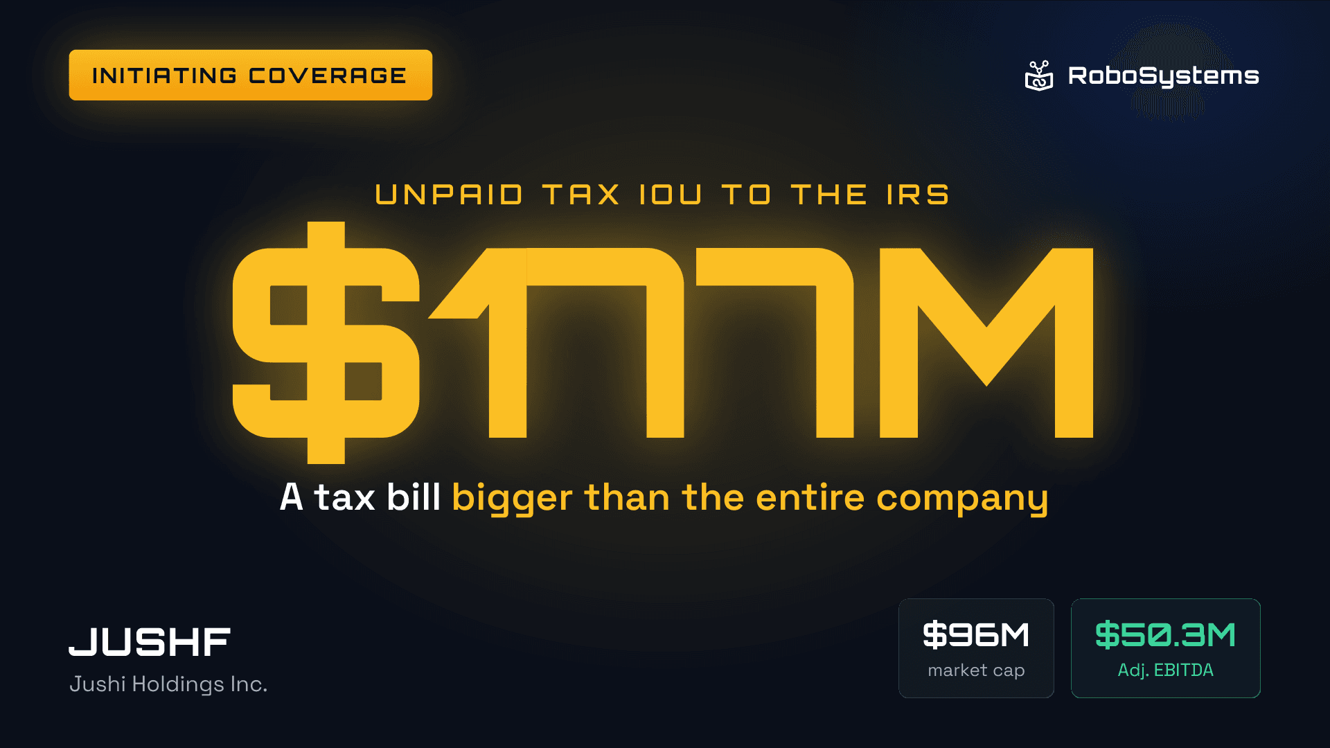 Jushi (JUSHF): A $177M Tax IOU Bigger Than the Whole Company