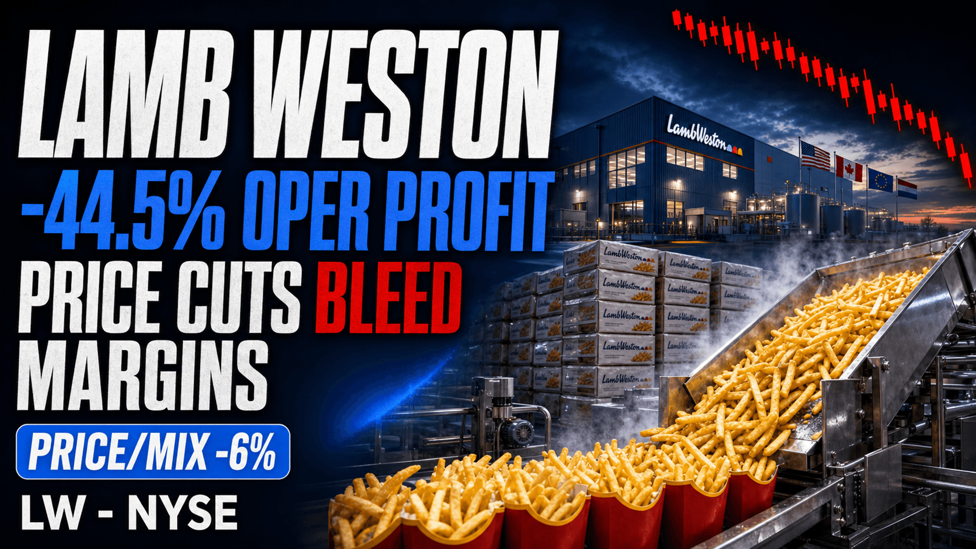 Lamb Weston (LW) FY2026 10-K: Volume Up 7%, Price/Mix Down 6%, Margin Nearly Halved