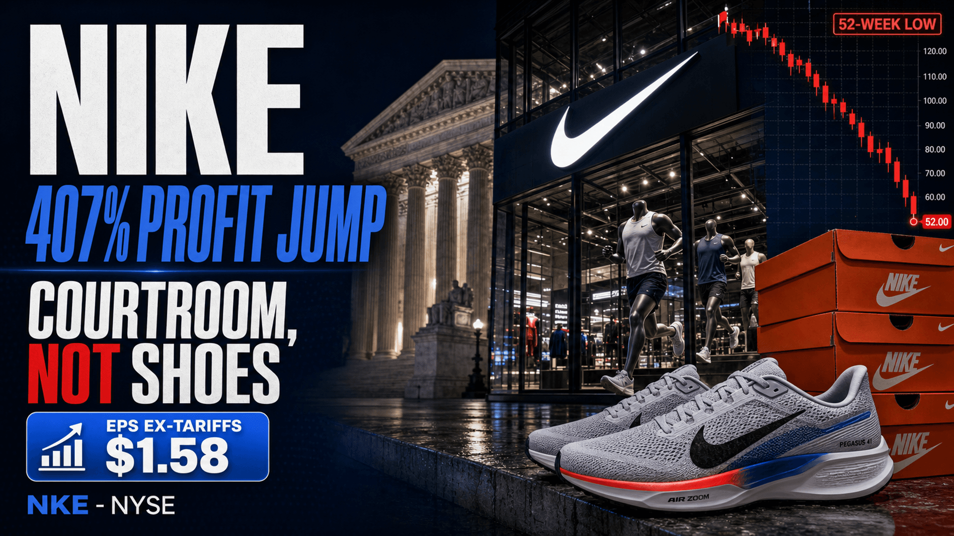 Nike's 407% Profit Jump Came From a Courtroom, Not a Shoebox